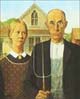 photo of American Gothic painting