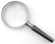 photo of magnifying glass