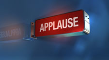 photo of applause sign