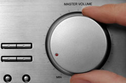 photo of volume control knob