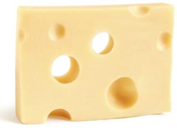 photo of swiss cheese