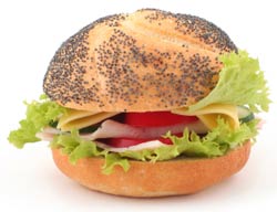 photo of deli sandwich
